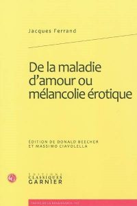 De la maladie d’amour ou mélancolie érotique book cover